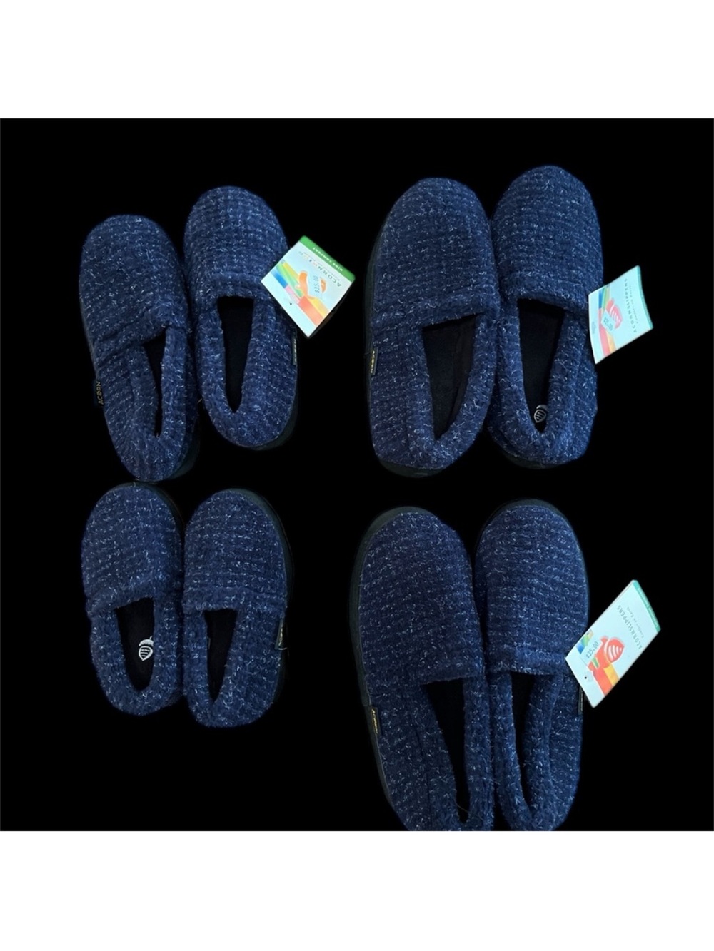ALL 4 pairs Acorn kids slippers